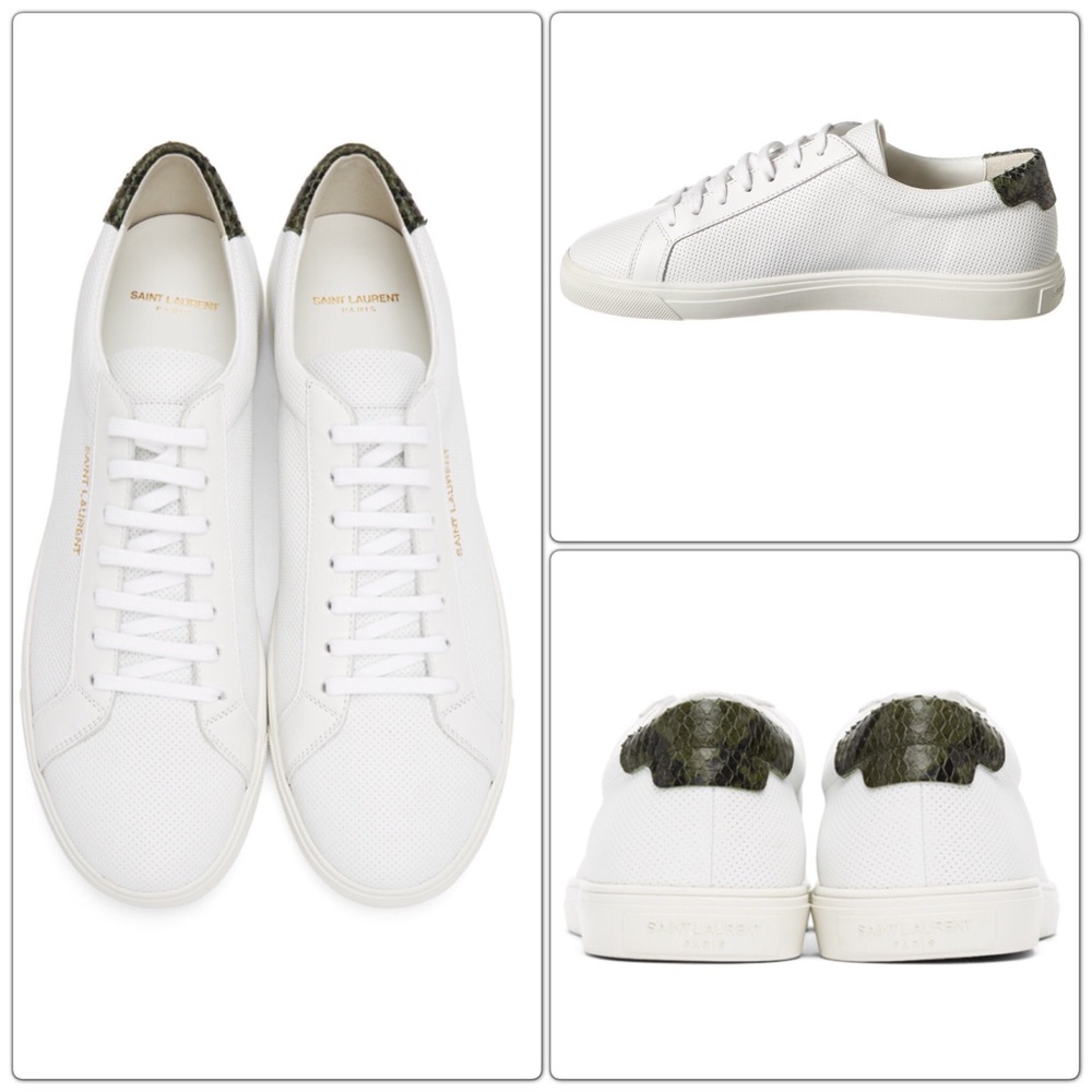 Saint Laurent Perforated Sneakers
